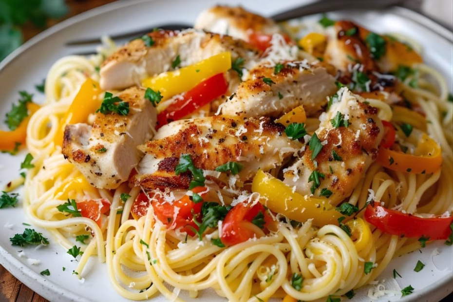 Copycat Olive Garden Chicken Scampi Recipe