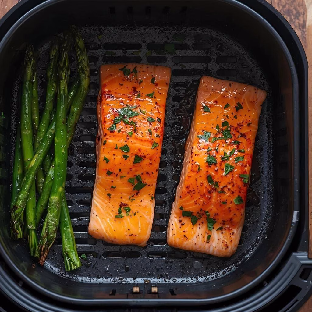 Air Fryer Bang Bang Salmon Recipe