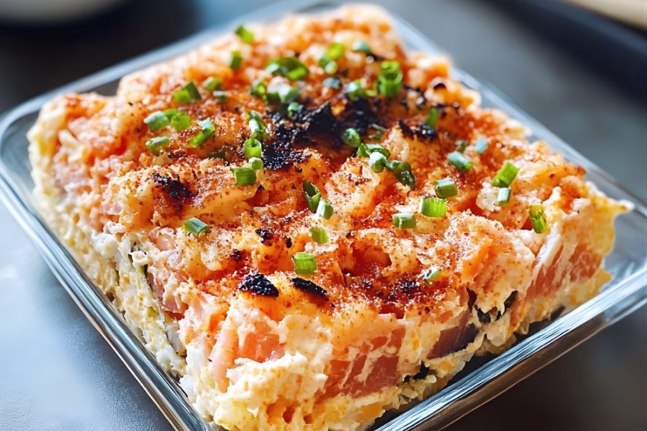 Spicy Tuna and Creamy Crab Sushi Bake Recipe