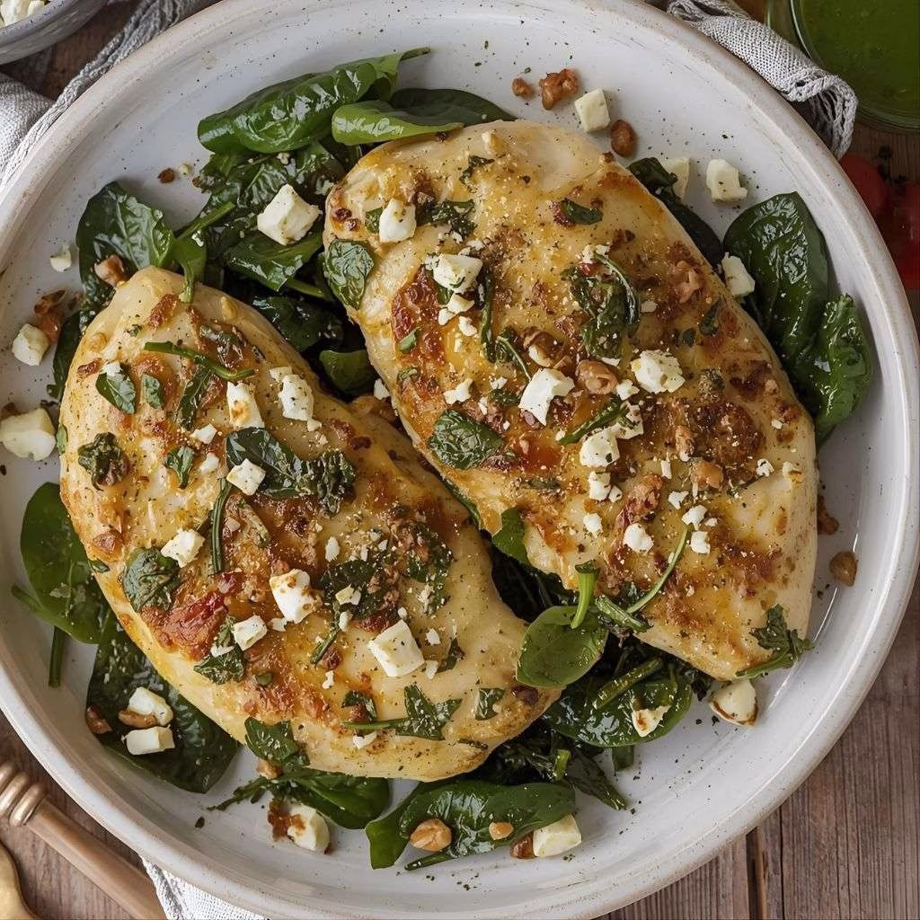 Spinach and Feta Baked Chicken Recipe