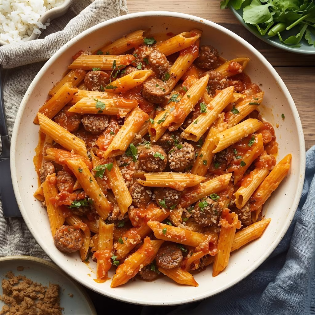 Italian Sausage Penne Casserole Recipe