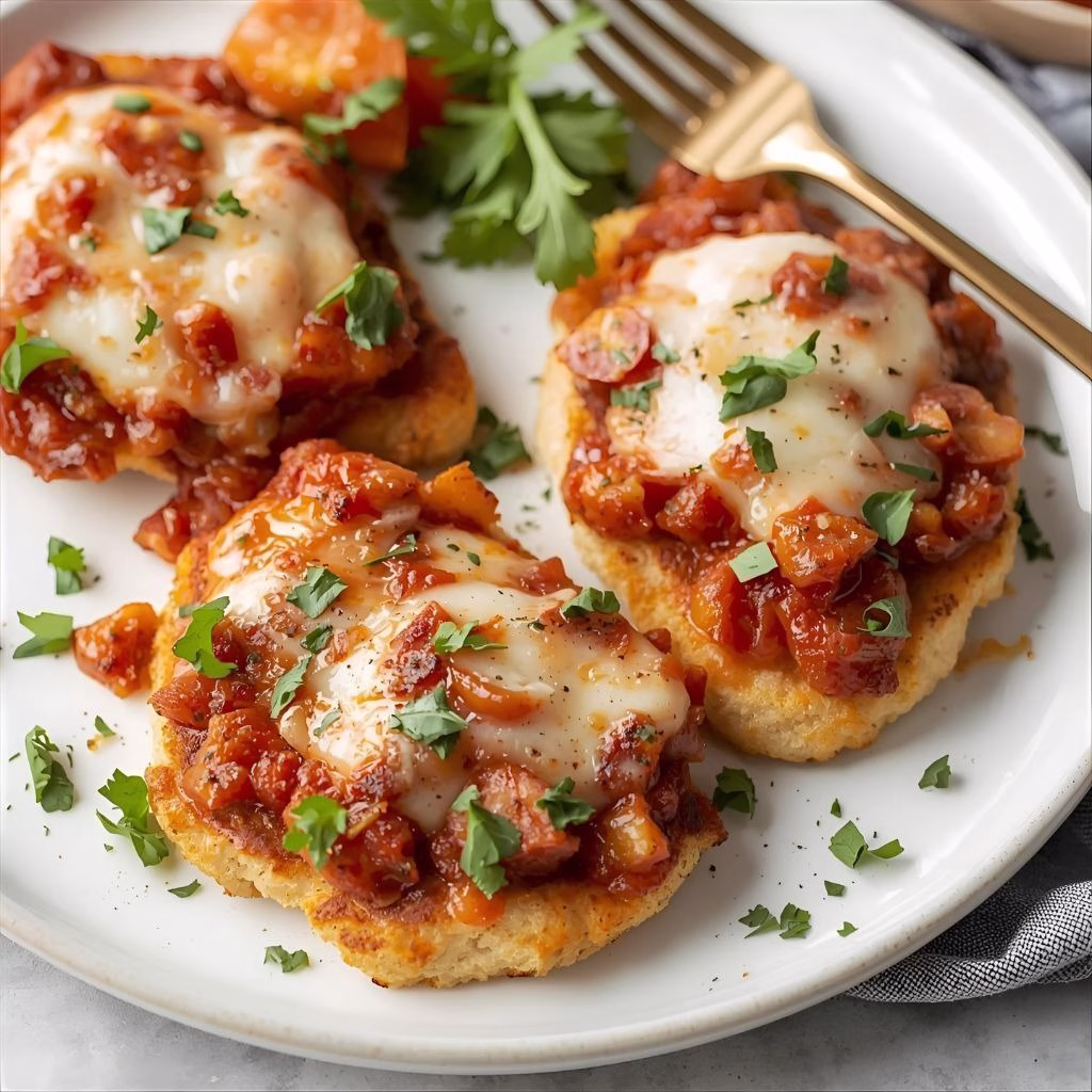 Cheesy Bruschetta Chicken Cutlets Recipe