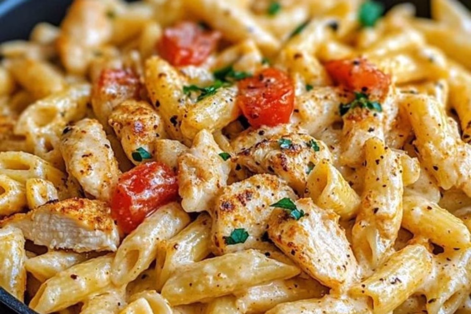 One Pot Creamy Cajun Chicken Pasta Recipe