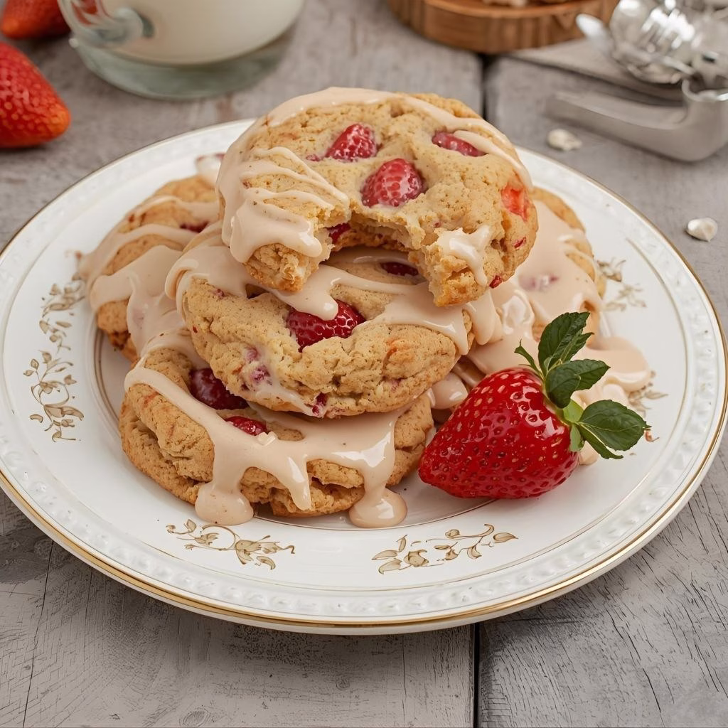 Strawberry Cheesecake Cookies Recipe