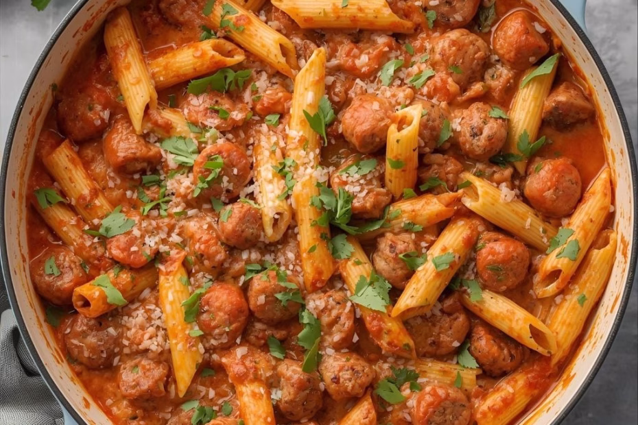 Italian Sausage Penne Casserole Recipe