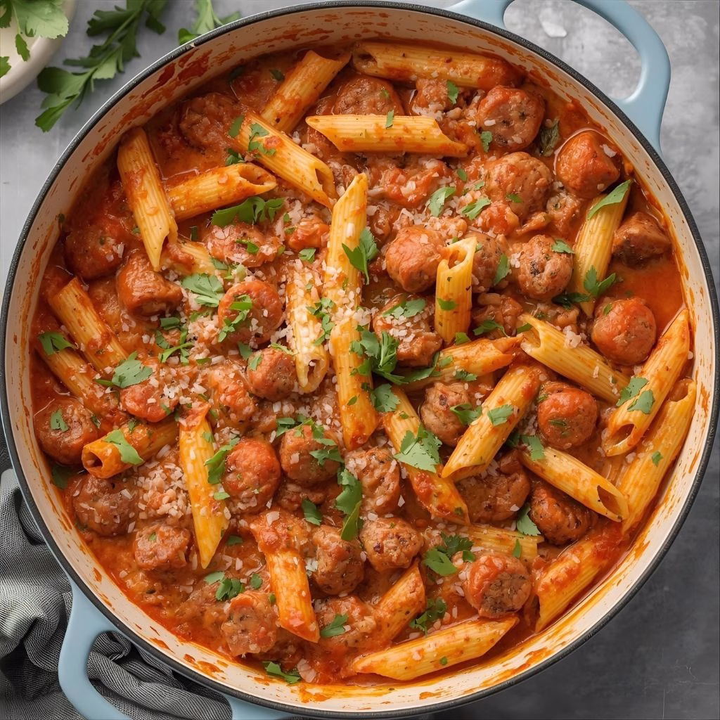 Italian Sausage Penne Casserole Recipe