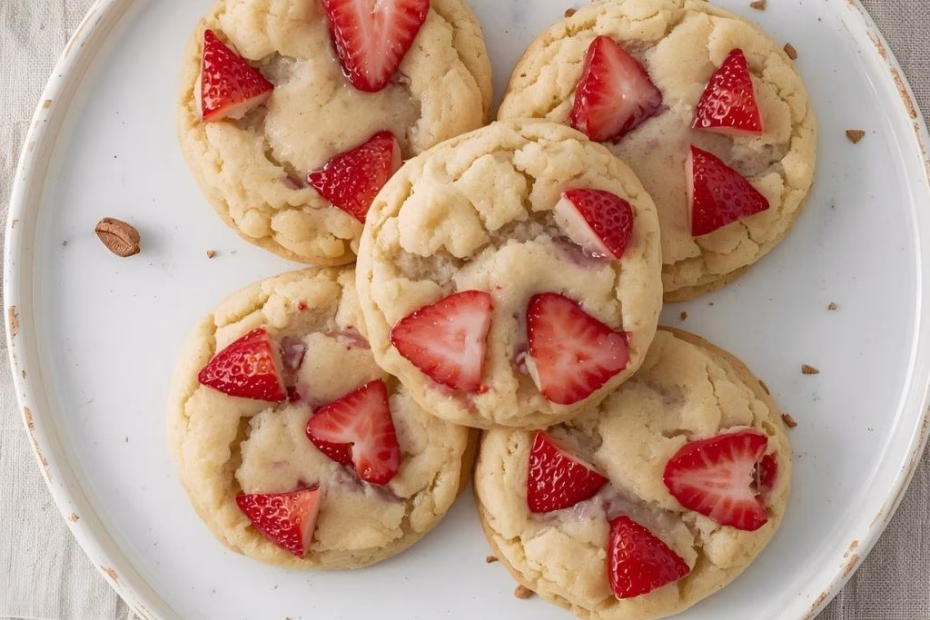 Strawberry Cheesecake Cookies Recipe