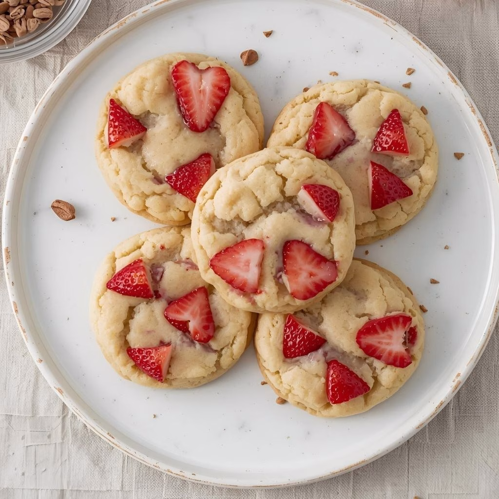 Strawberry Cheesecake Cookies Recipe