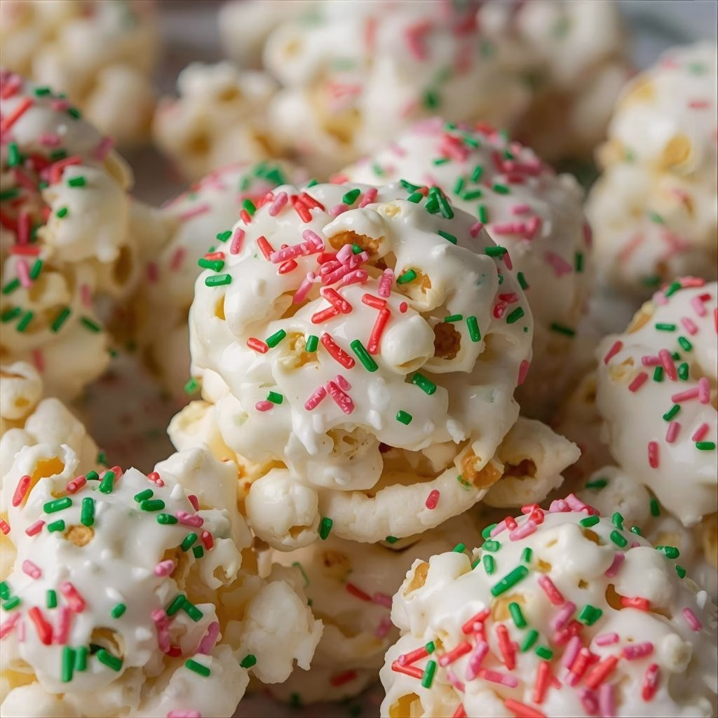 Christmas Popcorn Balls Recipe