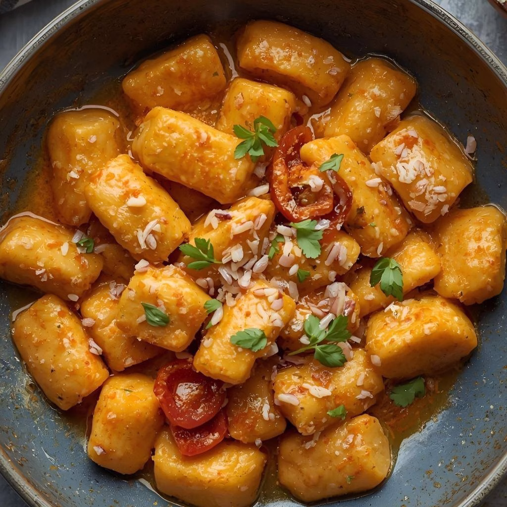 Creamy Spicy Gnocchi Recipe