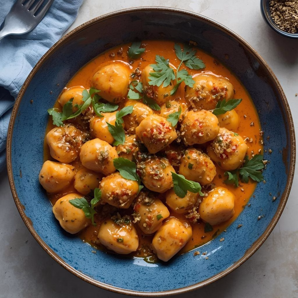 Creamy Spicy Gnocchi Recipe