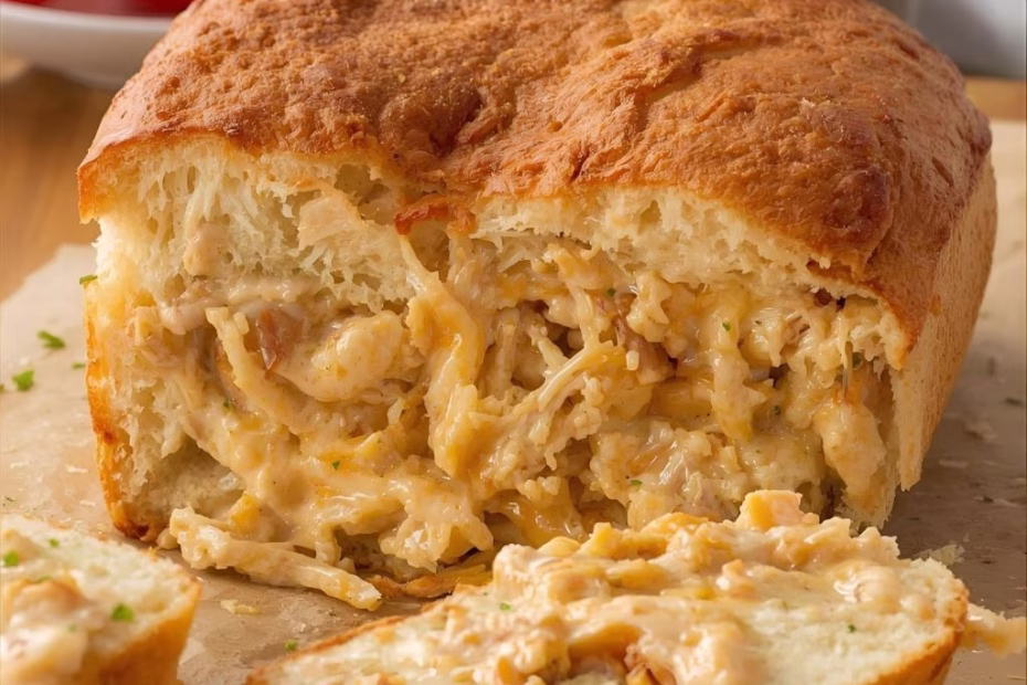 Buffalo Chicken Garbage Bread Recipe