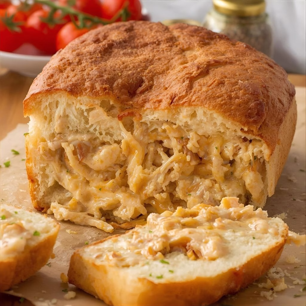 Buffalo Chicken Garbage Bread Recipe