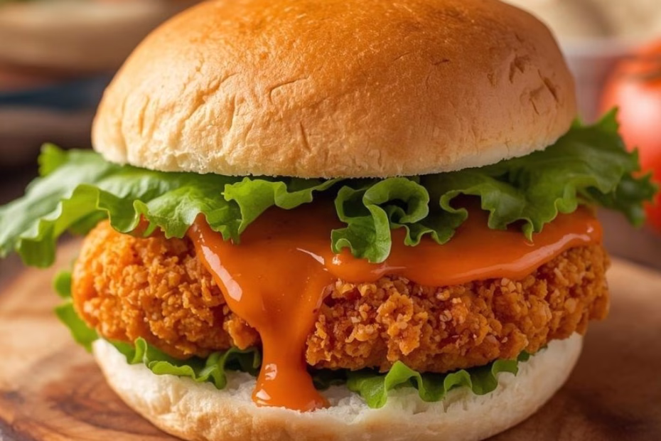 Extra Crispy Fried Buffalo Chicken Sandwich Recipe