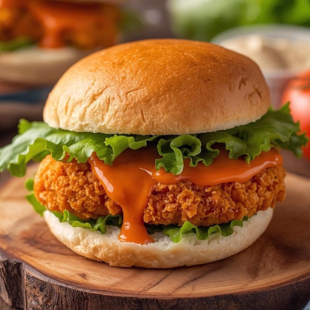 Extra Crispy Fried Buffalo Chicken Sandwich Recipe
