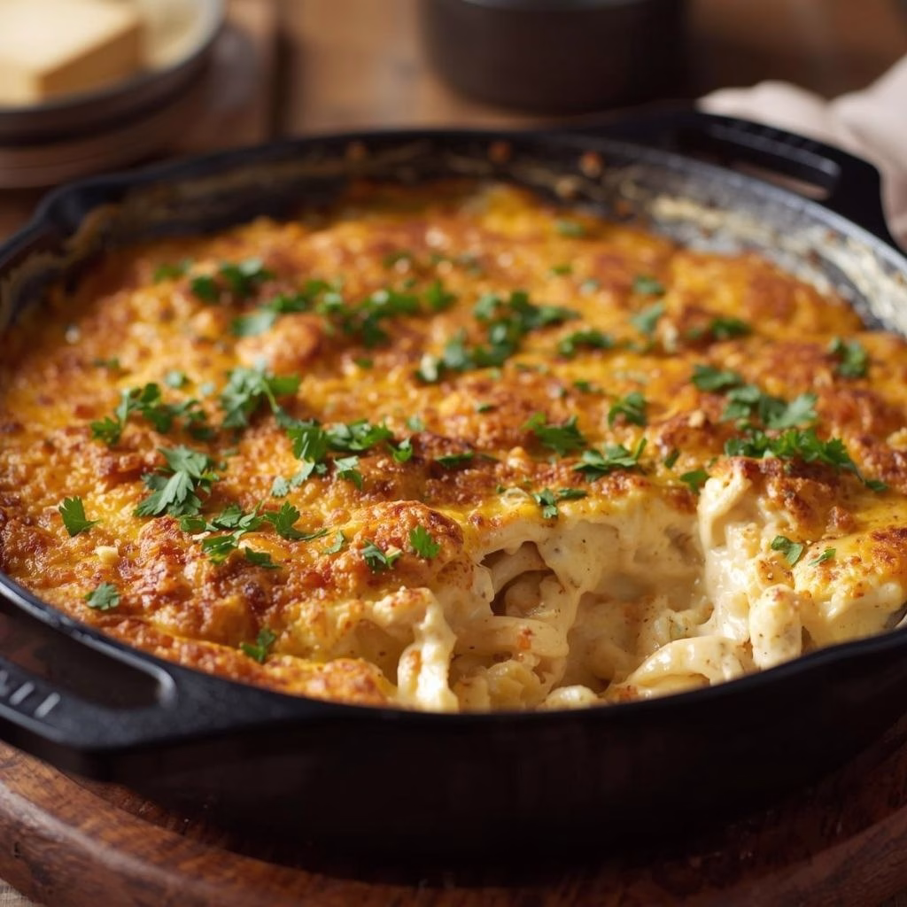 Chicken Alfredo Casserole Recipe