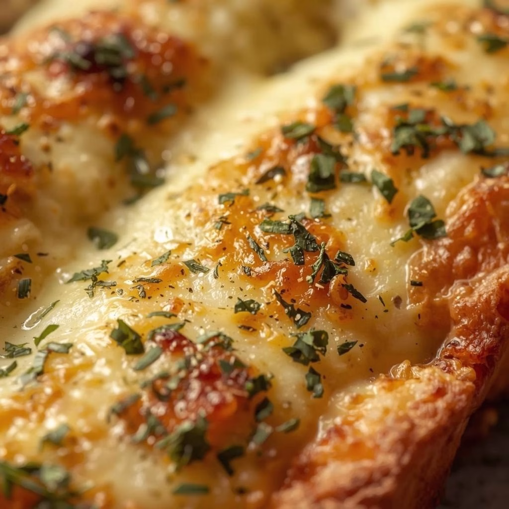 Cheesy Garlic Bread Recipe