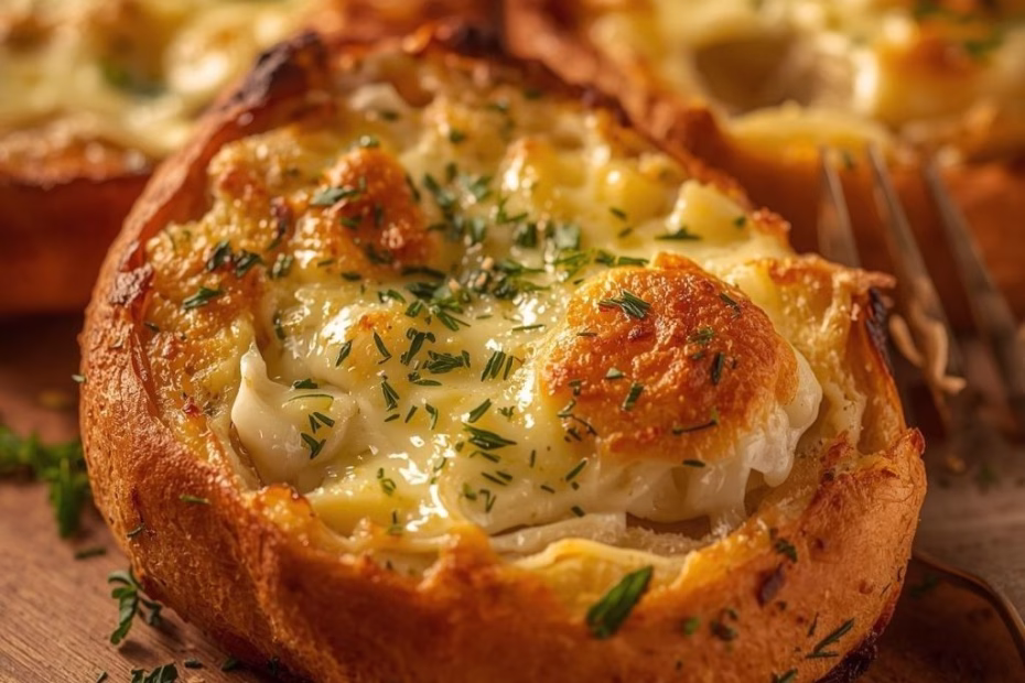 Cheesy Garlic Bread Recipe