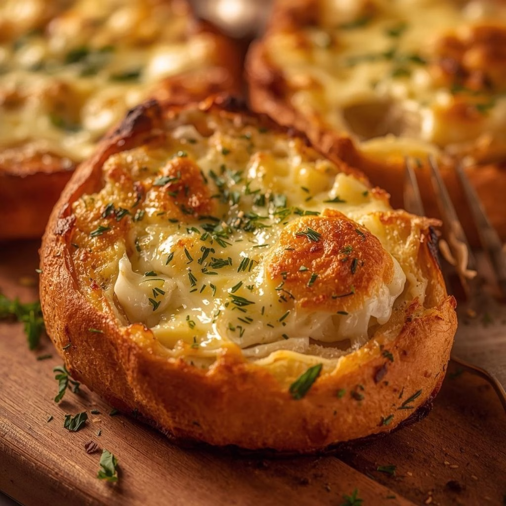 Cheesy Garlic Bread Recipe