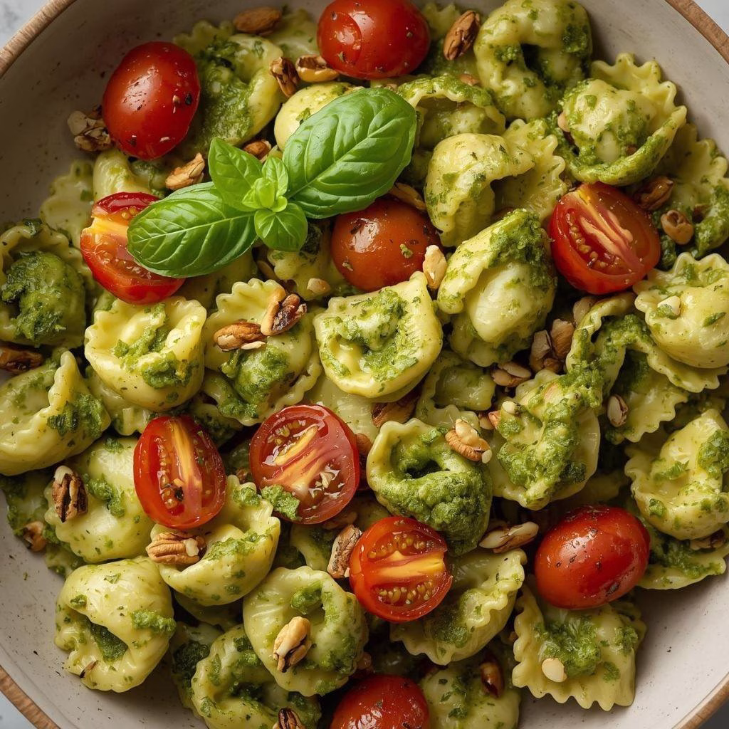 Pesto Tortellini Pasta Salad Recipe