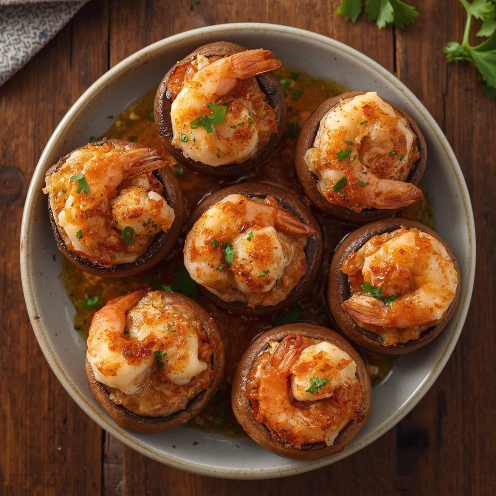 Shrimp Stuffed Mushrooms Recipe