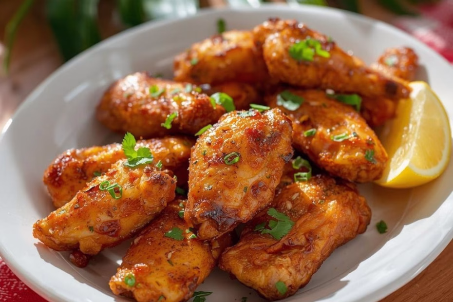 Caribbean Baked Chicken Wings Recipe