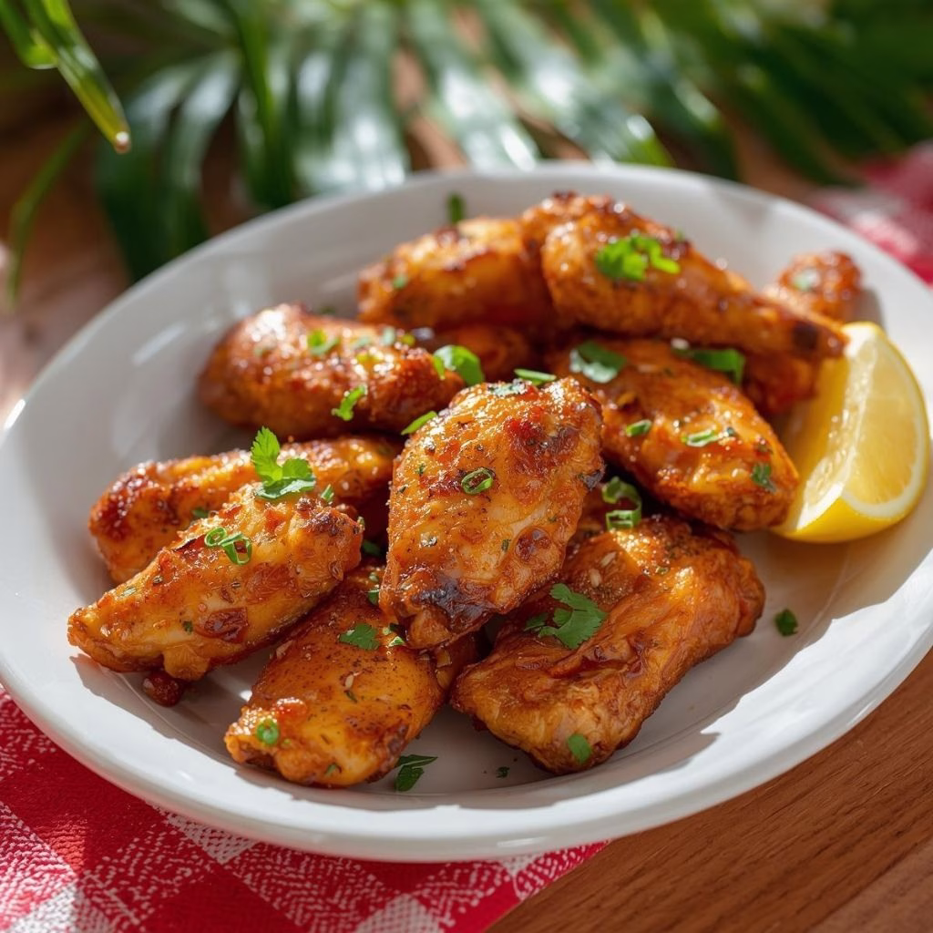 Caribbean Baked Chicken Wings Recipe