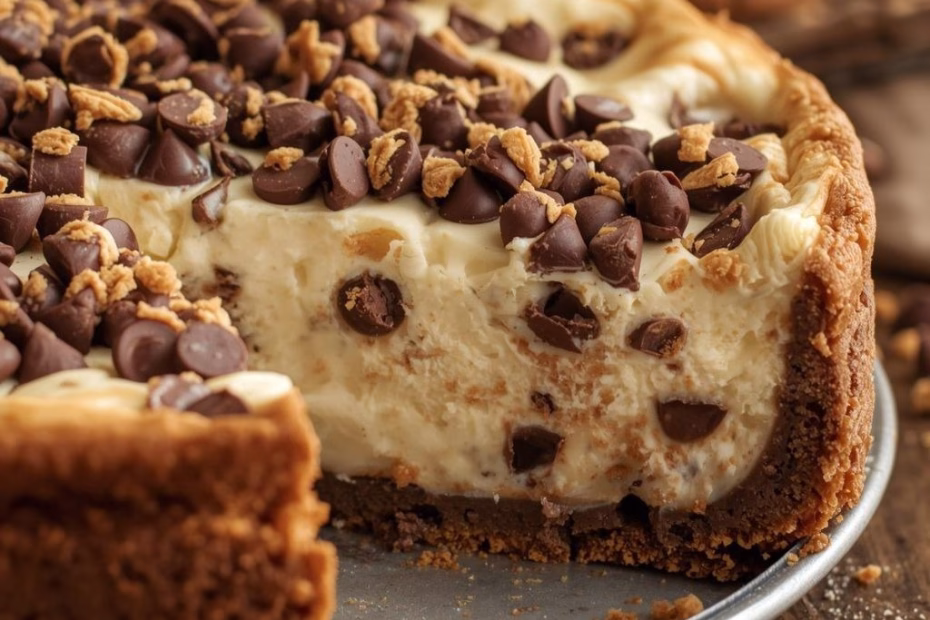Chocolate Chip Cookie Crust Cheesecake Recipe