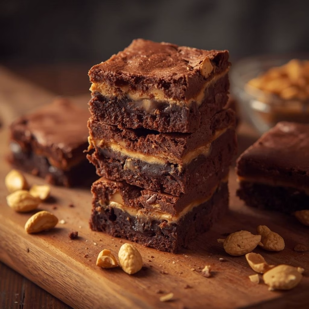 Peanut Butter Brownies Recipe