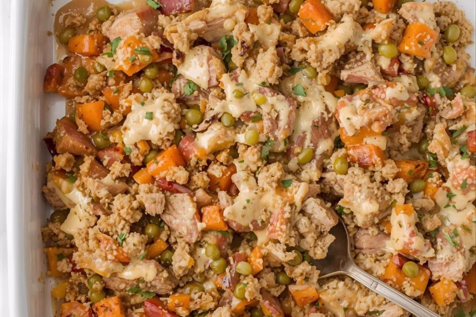 Ground Turkey Sweet Potato Bake Recipe