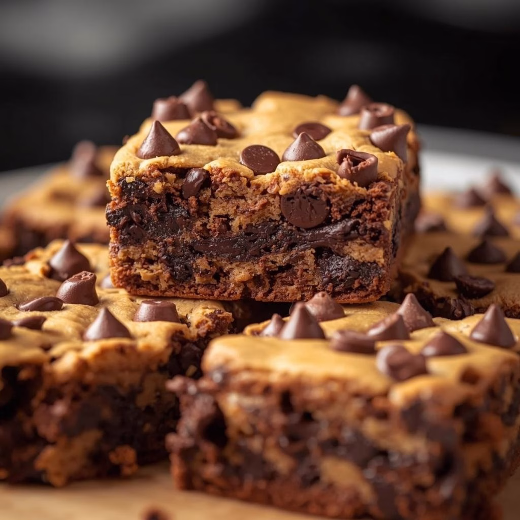 Chocolate Chip Cookie Brownies Recipe
