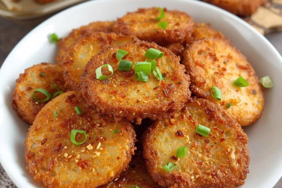 Crispy Parmesan Crusted Buffalo Potatoes Recipe