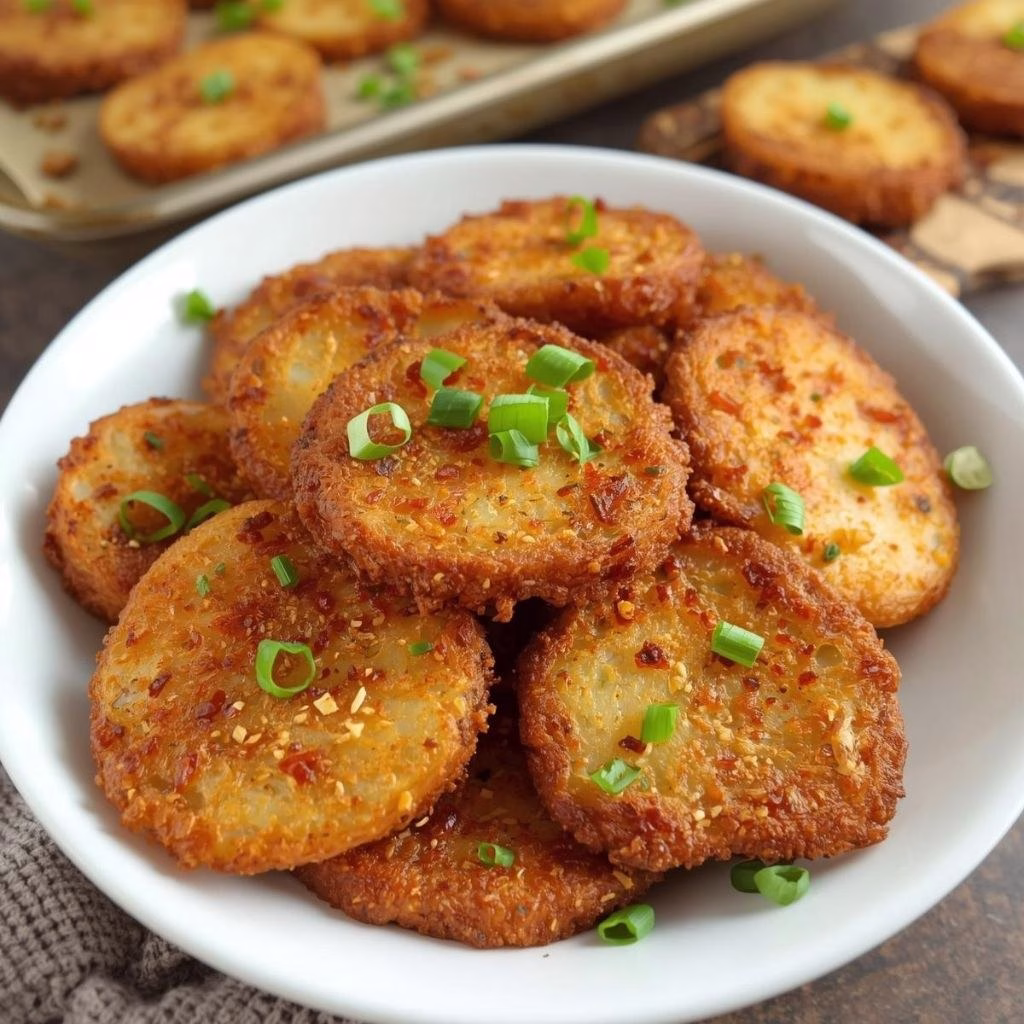 Crispy Parmesan Crusted Buffalo Potatoes Recipe