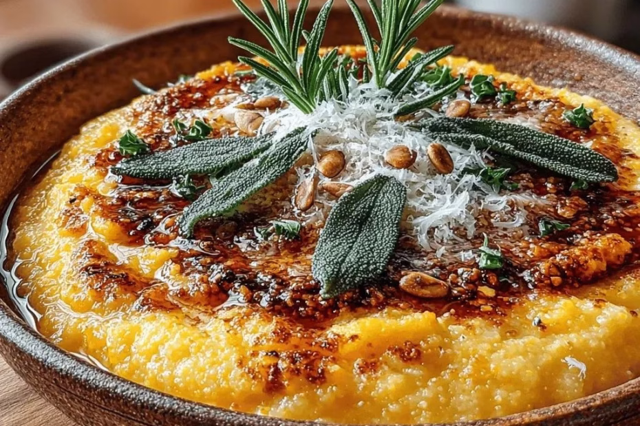 Creamy Pumpkin Polenta Recipe