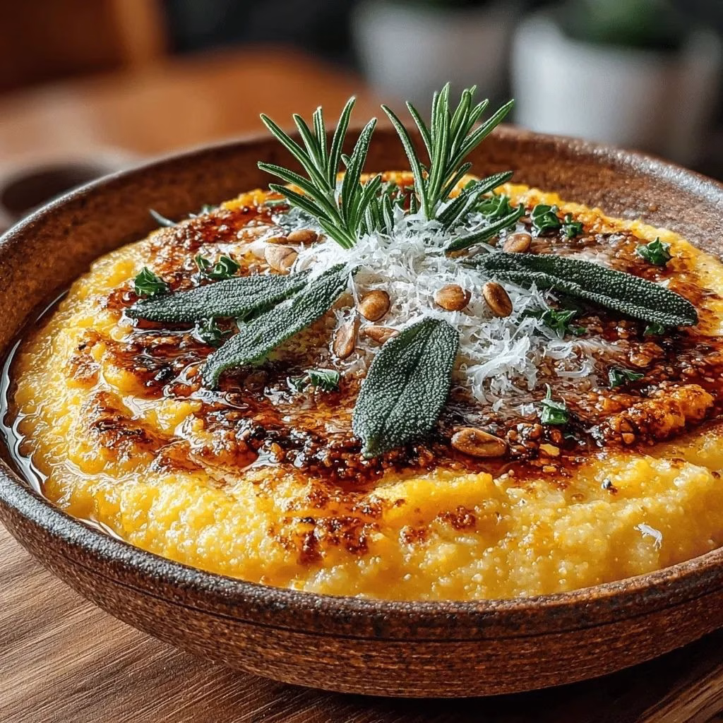 Creamy Pumpkin Polenta Recipe
