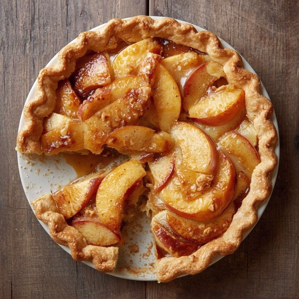 Maple Bourbon Brown Butter Peach Pie Recipe