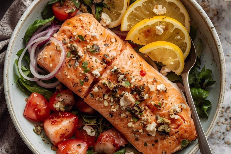 Mediterranean Salmon Bowl Recipe