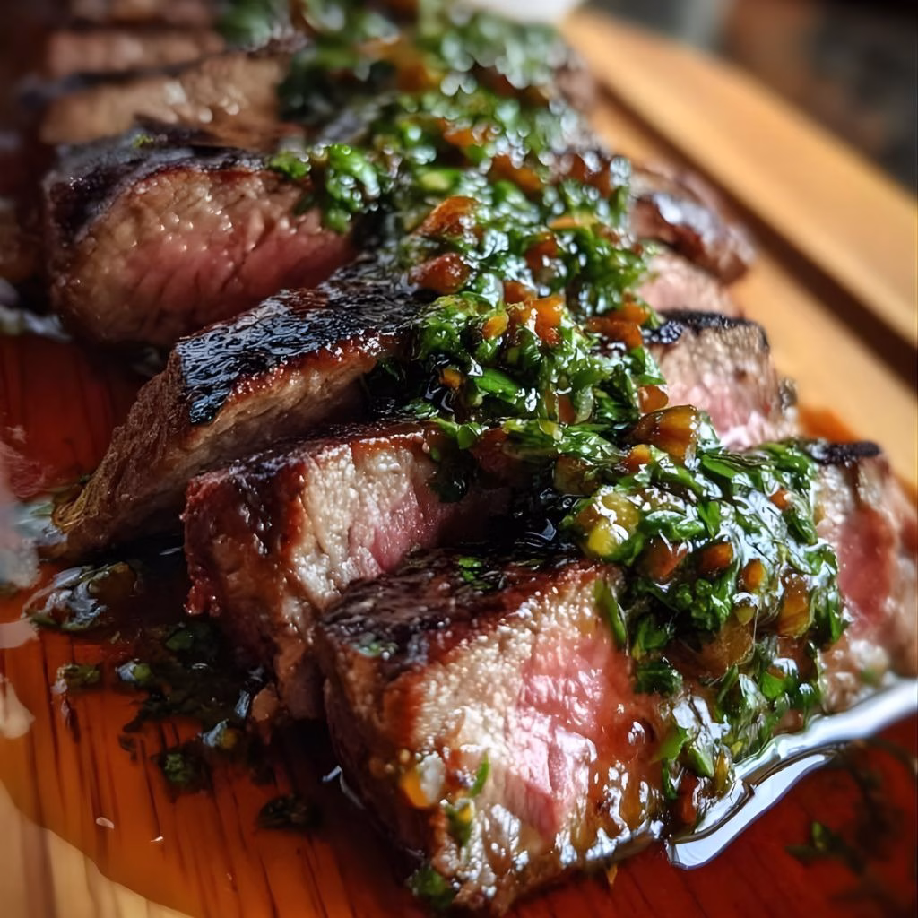 Steak with Chimichurri Sauce Recipe
