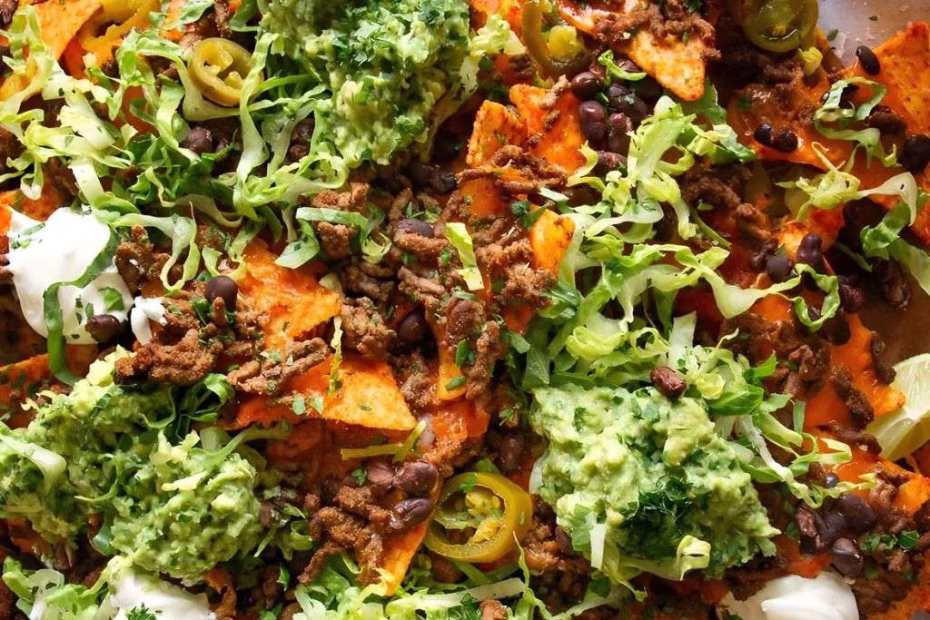 Chipotle Chicken Nachos with Jalapeno Yogurt Recipe