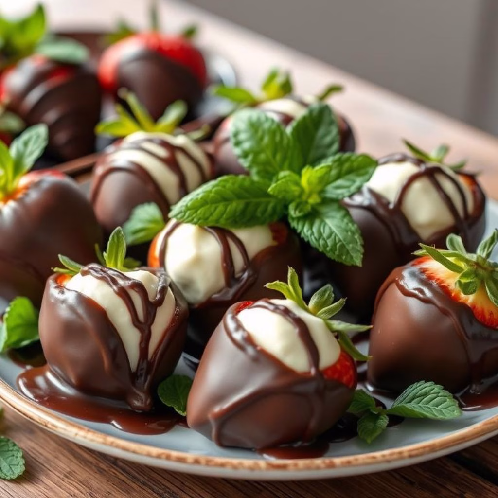 Chocolate Covered Cheesecake Strawberries Recipe