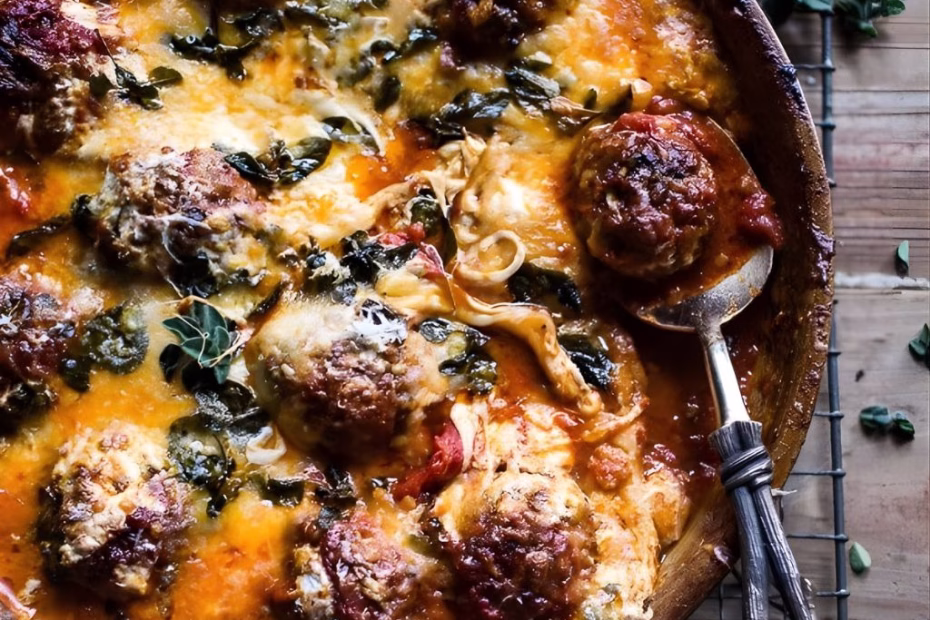 Simple Baked Italian Oregano Meatballs Recipe