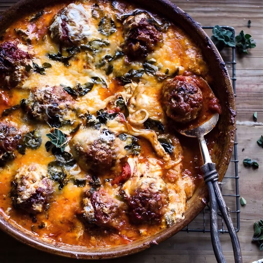 Simple Baked Italian Oregano Meatballs Recipe