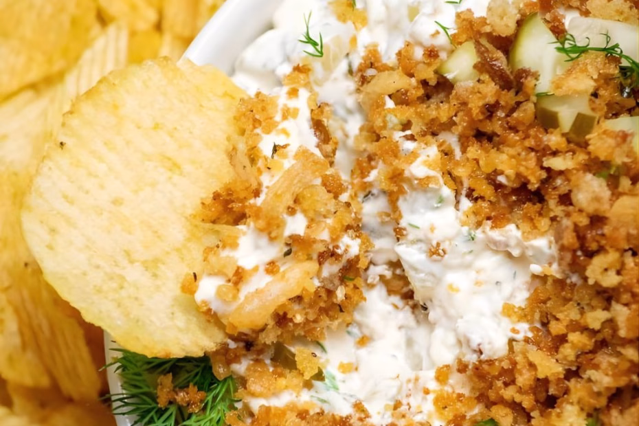 Easy Fried Pickle and Ranch Dip Recipe