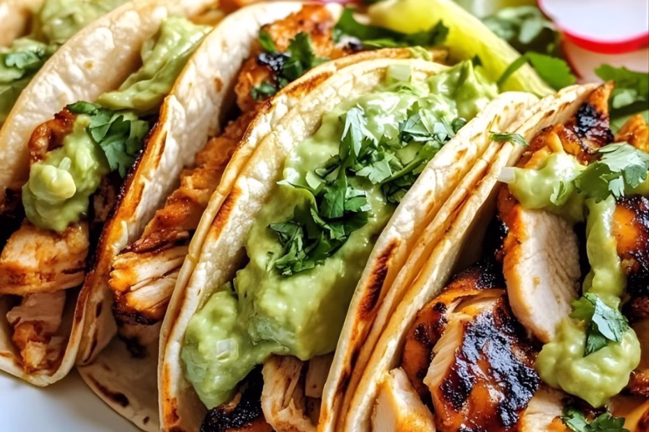 Chicken Tacos Guacamole Recipe