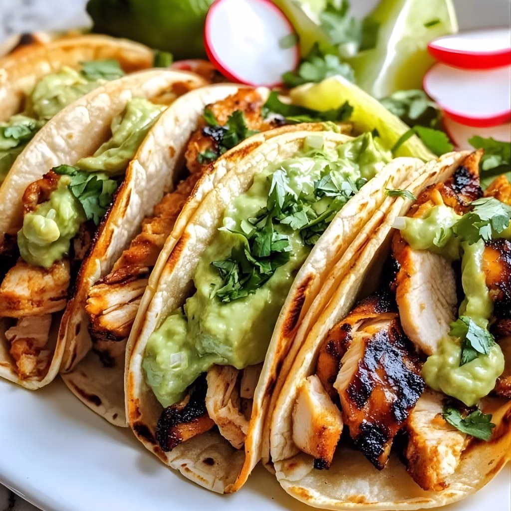 Chicken Tacos Guacamole Recipe
