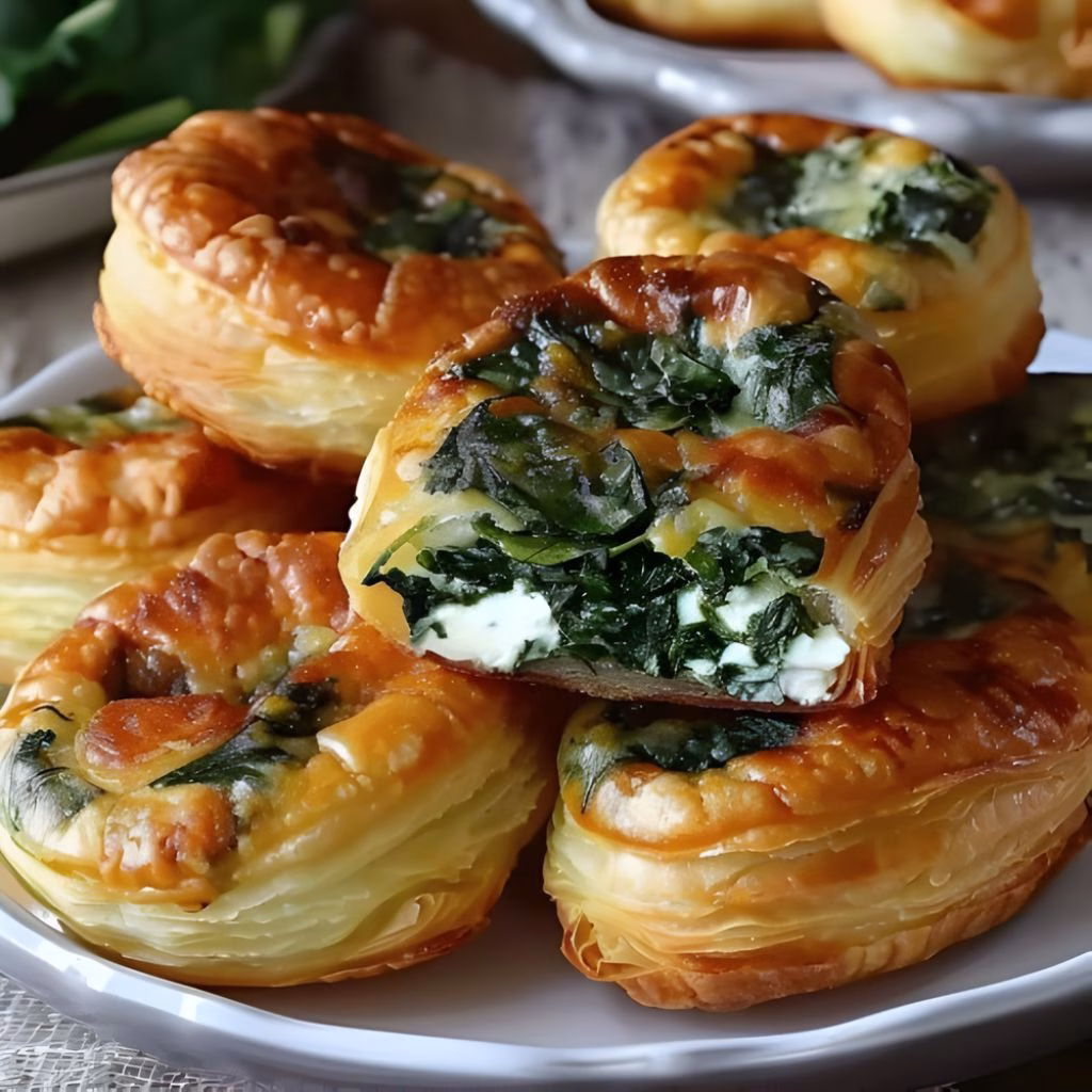 Cream Cheese Spinach Puffs Recipe