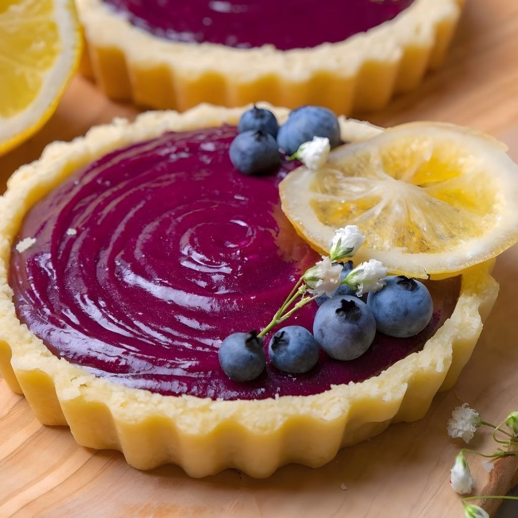 Blueberry Lemon Curd Tart Recipe
