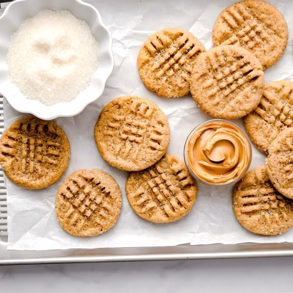 Soft Peanut Butter Cookies Recipe