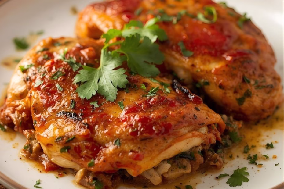 Fajita Stuffed Chicken Breast Recipe