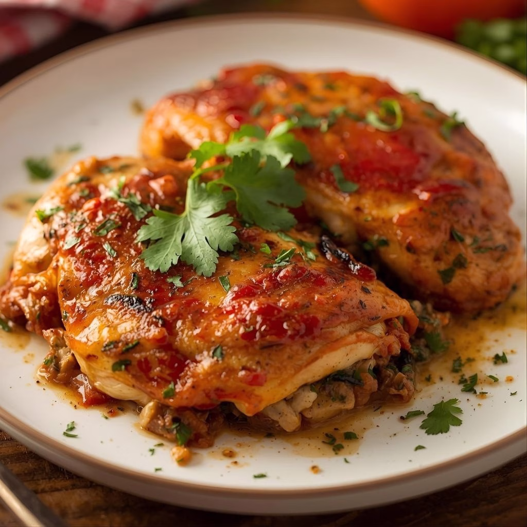 Fajita Stuffed Chicken Breast Recipe